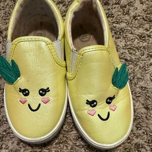 Wonder Nation Yellow and Green Pineapple Sneakers